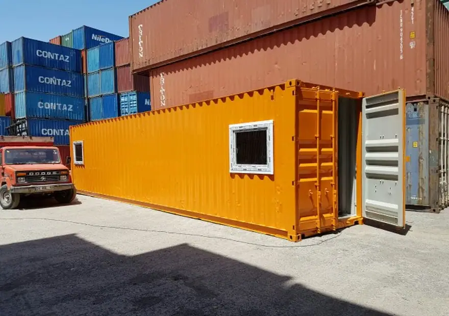 Paint and Window Application — Uskont container living project